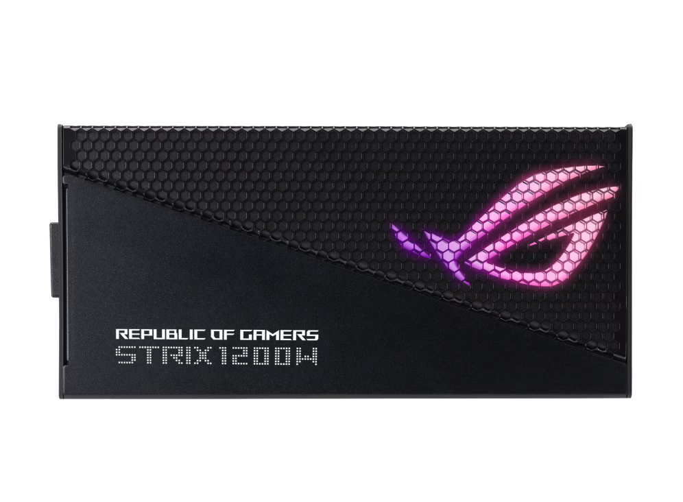ASUS ROG STRIX 1200W Aura Edition Full Modular Power Supply, 80 PLUS Gold, ATX12V, 135mm Axial Tech Fan, Dual Ball Fan Bearings, Aluminum Case, Aura Sync, Black | 90YE00P0-B0NA00 thumbnail 5