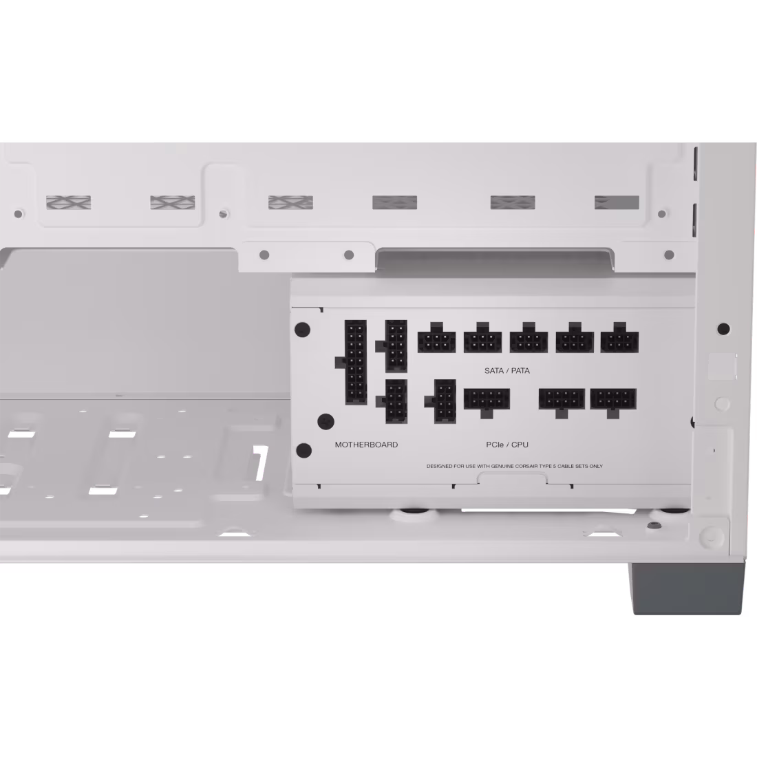 Corsair RM850x SHIFT 80 PLUS Gold Fully Modular ATX Power Supply, 80 PLUS Gold Efficient, FDB Fan Bearing, White (UK), | CP-9020274-UK thumbnail 5