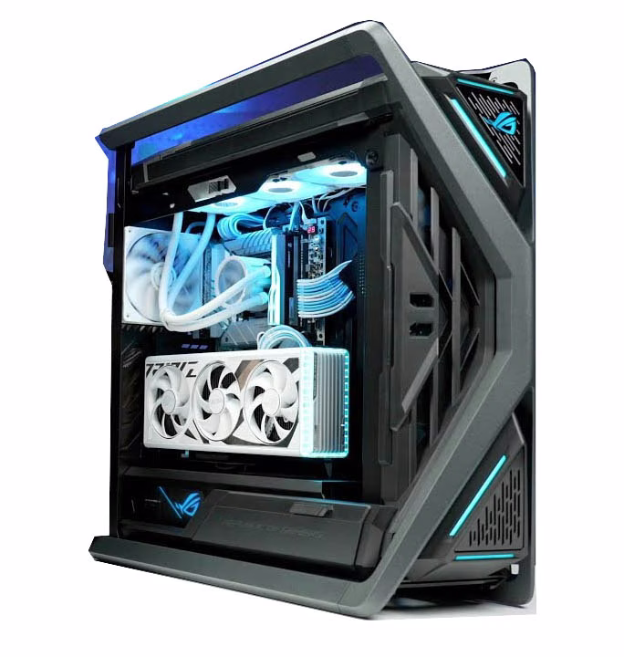 Zeus Gaming PC- Intel Core i9-14900K, Asus 4090 OC 24GB, 64GB (2*32) 6000Mhz DDR5 RAM, 4TB NVMe SSD, AIO Cooler Ryujin III image