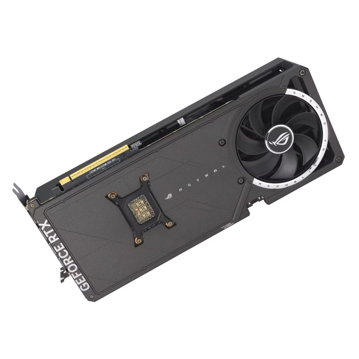 ASUS ROG Astral NVIDIA GeForce RTX 5080 16GB GDDR7 OC Edition Graphic card, DLSS4, 16GB GDDR7, 10752 CUDA Cores, 30 Gbps 256-bit, PCI E 5.0, Quad-fan, Black | 90YV0LV0-M0NA00 thumbnail 11