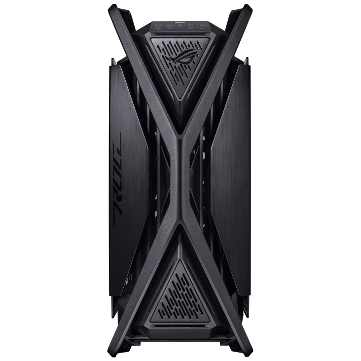 ASUS ROG Hyperion GR701 BTF Edition E-ATX PC Case, Tempered Glass Side Panels, Up to 420mm Dual Radiator, 4x140mm Fans, Metal GPU Holder, Component Storage, ARGB Fan Hub, 60W Fast Charging, Back to Future, Black | 90DC00F0-B39020 thumbnail 8