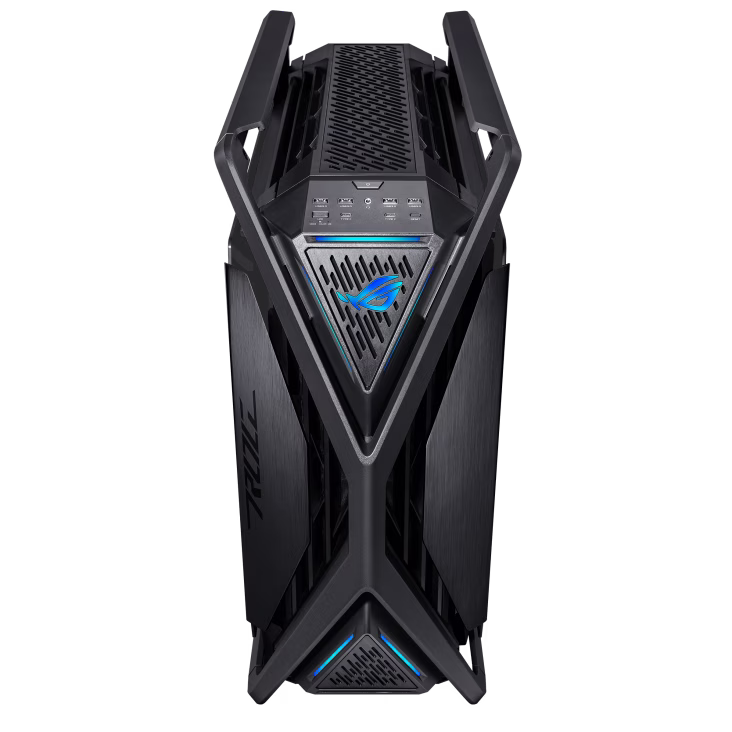 ASUS ROG Hyperion GR701 BTF Edition E-ATX PC Case, Tempered Glass Side Panels, Up to 420mm Dual Radiator, 4x140mm Fans, Metal GPU Holder, Component Storage, ARGB Fan Hub, 60W Fast Charging, Back to Future, Black | 90DC00F0-B39020 thumbnail 16