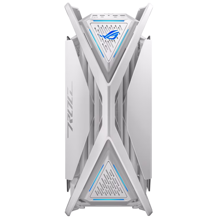 ASUS ROG Hyperion GR701 E-ATX PC Case, Tempered Glass Side Panels, Up to 420mm Dual Radiator, 4x140mm Fans, Metal GPU Holder, ARGB Fan Hub, 60W Fast Charging, White | 90DC00F3-B39000 thumbnail 2