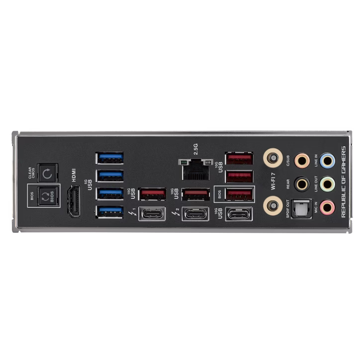 ASUS ROG Maximus Z790 Hero BTF ATX Intel Motherboard, Intel Z790 Chipset, 4x DIMM Slots, 192GB Max Memory, 5x M.2 Slots, Intel WiFi 7 & Bluetooth v5.4 Connectivity, Black | 90MB1H50-M0EAY0  (support only btf case) thumbnail 10