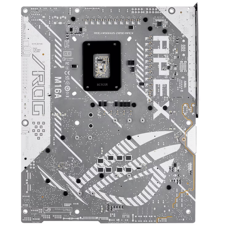 ASUS ROG MAXIMUS Z890 APEX  LGA1851 DDR5 Motherboard, 2x DIMM slots, max.128GB, DDR5 up to 9600+ MT/s (OC),  6x M.2 slots and 4 x SATA 6Gb/s, Wi-Fi 7, BT v5.4, White | 90MB1IP0-M0EAY0 thumbnail 4