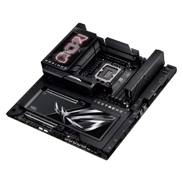 ASUS ROG Maximus Z890 Extreme LGA 1851 ATX Motherboard, Intel Z890 Chipset, 4x DDR5 DIMM, Up to 192GB Max Memory, Wi-Fi 7 & BT 5.4, 2x PCIe 5.0 x16 Slots, 6x M.2, 5 inch LCD Display | 90MB1IA0-M0EAY0 thumbnail 8