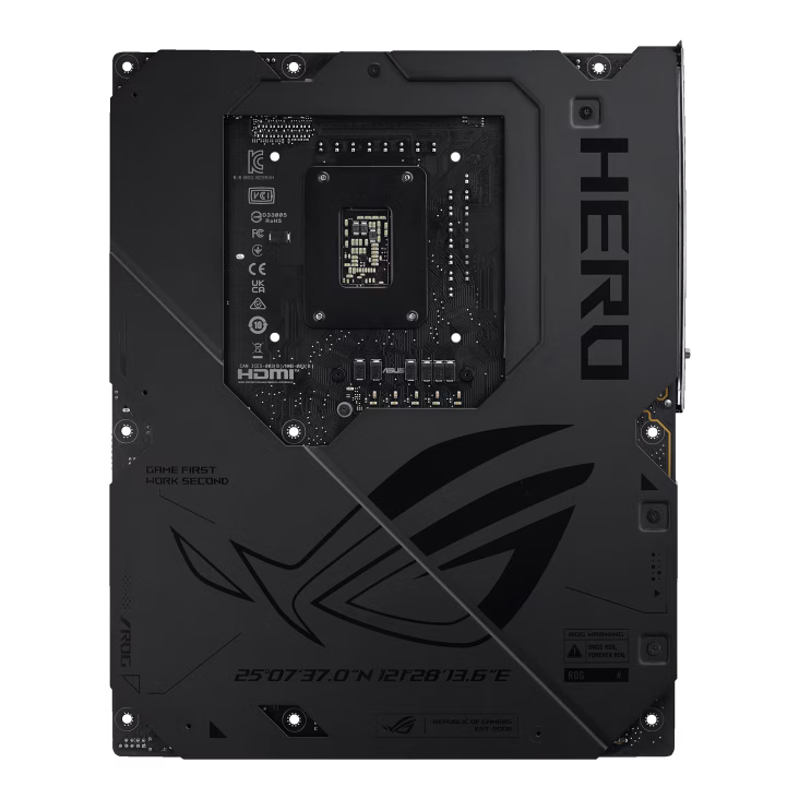 ASUS ROG MAXIMUS Z890 HERO LGA1851 ATX Motherboard, 4x DIMM slots, max. 192GB, DDR5, 6x M.2 slots and 4x SATA 6Gb/s, PCIe 5.0, Wi-Fi 7 & BT | 90MB1ID0-M0EAY0 thumbnail 12