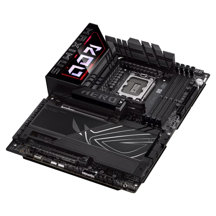 ASUS ROG MAXIMUS Z890 HERO LGA1851 ATX Motherboard, 4x DIMM slots, max. 192GB, DDR5, 6x M.2 slots and 4x SATA 6Gb/s, PCIe 5.0, Wi-Fi 7 & BT | 90MB1ID0-M0EAY0 thumbnail 5