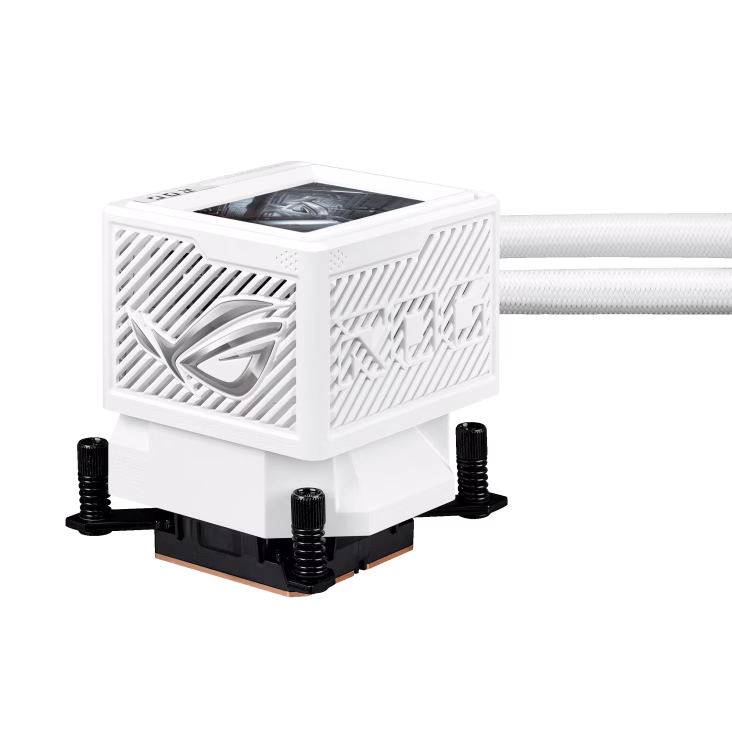 ASUS ROG RYUJIN III 360 ARGB Extreme White Edition AIO LCD Liquid Cooler, 3.5" Full Color LCD, 5100 RPM +/- 10% Speed, 5.53 mmH2O Air Pressure, 21.08 CFM Air Flow | 90RC0132-M0EAY0 thumbnail 3