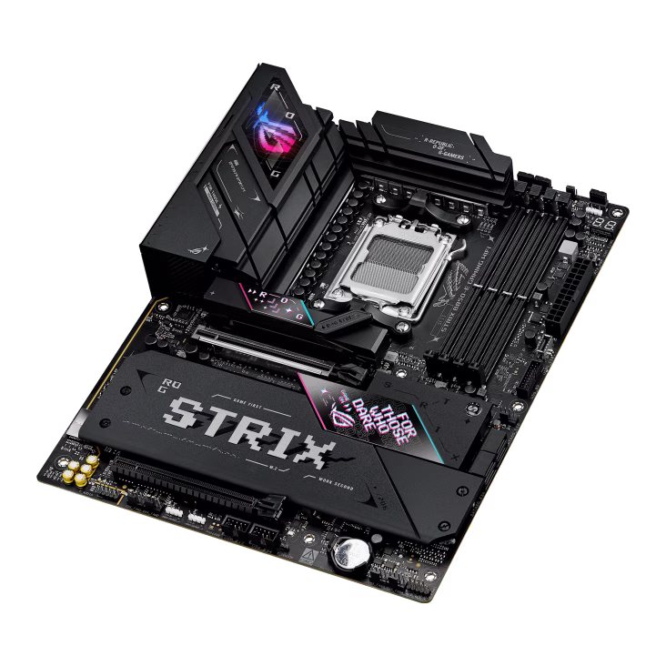 ASUS ROG Strix B850-E Gaming WiFi AMD AM5 B850 ATX Motherboard 16+2+2 Stages, Dynamic OC, Core Flex, DDR5 w/AEMP, WiFi 7, 5X M.2, 5G LAN, PCIe 5.0, USB4, USB 20Gbps Type-C, AI OC, AI Networking | 90MB1J60-M0EAY0 thumbnail 7