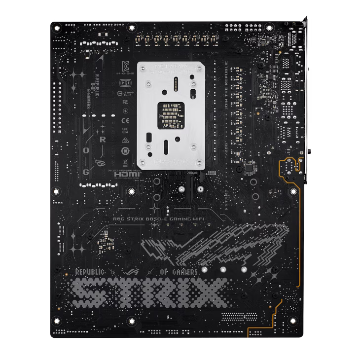 ASUS ROG Strix B850-E Gaming WiFi AMD AM5 B850 ATX Motherboard 16+2+2 Stages, Dynamic OC, Core Flex, DDR5 w/AEMP, WiFi 7, 5X M.2, 5G LAN, PCIe 5.0, USB4, USB 20Gbps Type-C, AI OC, AI Networking | 90MB1J60-M0EAY0 thumbnail 5