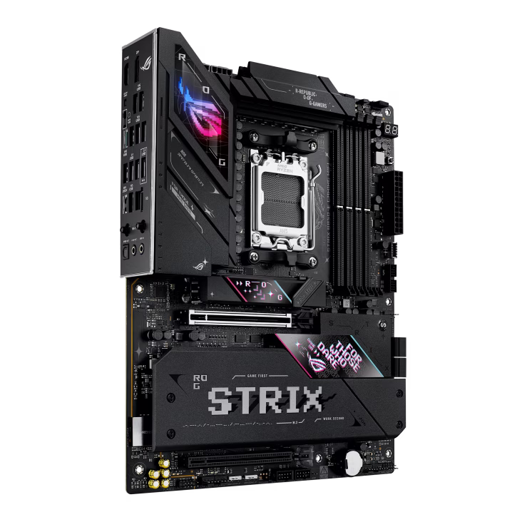 ASUS ROG Strix B850-E Gaming WiFi AMD AM5 B850 ATX Motherboard 16+2+2 Stages, Dynamic OC, Core Flex, DDR5 w/AEMP, WiFi 7, 5X M.2, 5G LAN, PCIe 5.0, USB4, USB 20Gbps Type-C, AI OC, AI Networking | 90MB1J60-M0EAY0 thumbnail 4