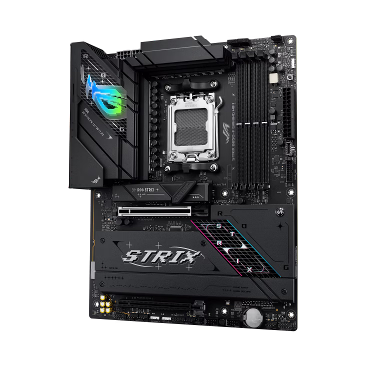 ASUS ROG Strix B850-F Gaming WiFi, AMD ATX Motherboard, 16+2+2 Power Stages, DDR5 Slot, PCIe 5.0 with Q-Release Slot, 4 M.2 Slots, WiFi 7 with WiFi Q-Antenna, AI Advisor, AI Networking II | 90MB1J70-M0EAY0 thumbnail 3