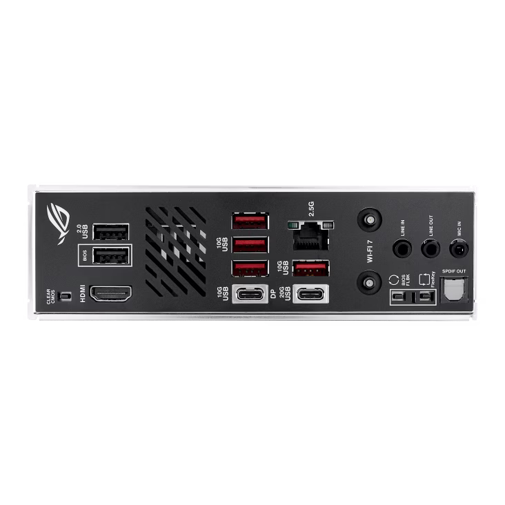 ASUS ROG STRIX B850-I GAMING WIFI DDR5 Mini-ITX Motherboard,  2x DIMM slots, max. 96GB up to 8400+MT/s (OC),  2x M.2 slots 2x SATA 6Gb/s ports, GEN 5, AI Networking II | 90MB1K30-M0EAY0 thumbnail 9