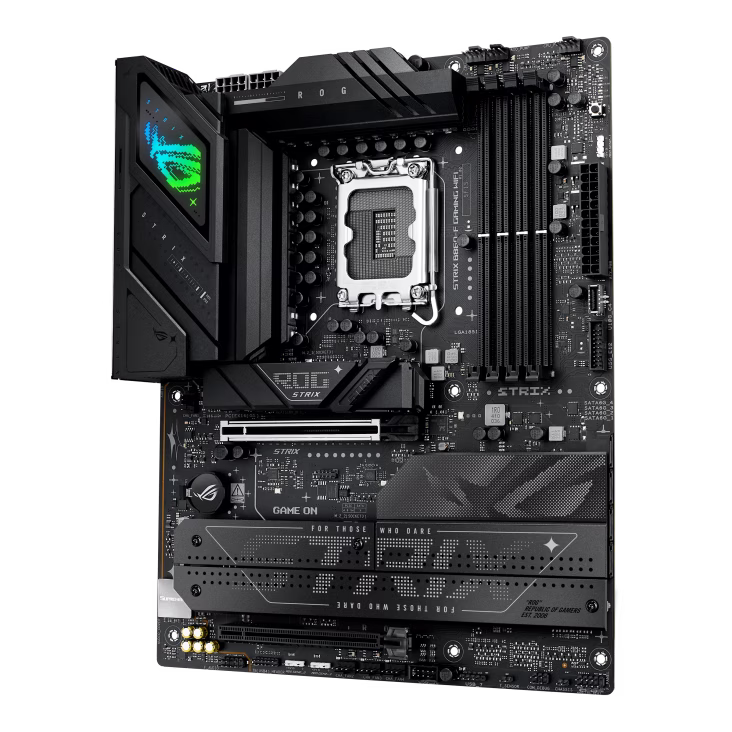 ASUS ROG STRIX B860-F GAMING WIFI LGA1851 ATX Motherboard, 4x DIMM slots, max. 256GB, DDR5, Thunderbolt 4, WIFI 7,  AI Networking II,  M.2 Heatsinks, 4-PIN Fan Headers | 90MB1JG0-M0EAY0 thumbnail 4