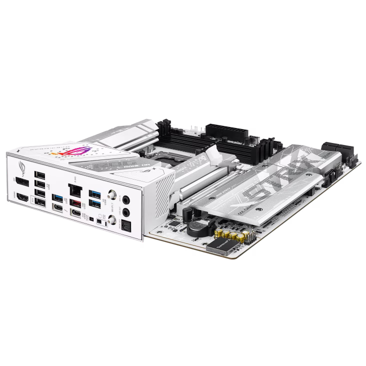 ASUS ROG STRIX B860-G GAMING WIFI DDR5 micro-ATX Motherboard,  4 x DIMM slots, max. 256GB, DDR5, GEN 5, 4 x M.2 slots and 4 x SATA 6Gb/s ports,  Thunderbolt 4, Wi-Fi 7, BT v5.4, White | 90MB1JF0-M0EAY0 thumbnail 9