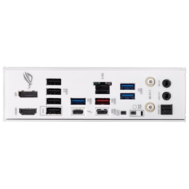 ASUS ROG STRIX B860-G GAMING WIFI DDR5 micro-ATX Motherboard,  4 x DIMM slots, max. 256GB, DDR5, GEN 5, 4 x M.2 slots and 4 x SATA 6Gb/s ports,  Thunderbolt 4, Wi-Fi 7, BT v5.4, White | 90MB1JF0-M0EAY0 thumbnail 11