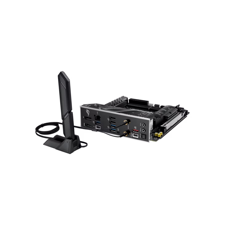 ASUS ROG STRIX B860-I GAMING WIFI DDR5 Motherboard, B860 Chipset, 2x DIMM slots, max.128GB up to 9066+MT/s (OC), Non-ECC, 2 x M.2 slots and 4 x SATA 6Gb/s ports, Wi-Fi 7 & BT v5.4, Realtek ALC1220P 7.1, Extreme Engine Digi+ | 90MB1JB0-M0EAY0 thumbnail 4