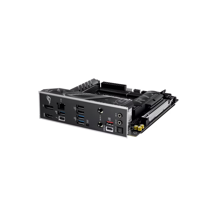 ASUS ROG STRIX B860-I GAMING WIFI DDR5 Motherboard, B860 Chipset, 2x DIMM slots, max.128GB up to 9066+MT/s (OC), Non-ECC, 2 x M.2 slots and 4 x SATA 6Gb/s ports, Wi-Fi 7 & BT v5.4, Realtek ALC1220P 7.1, Extreme Engine Digi+ | 90MB1JB0-M0EAY0 thumbnail 10