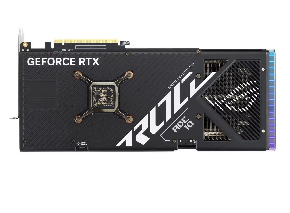 Asus ROG Strix GeForce RTX 4070 Ti SUPER OC Edition Graphics Card, 16GB GDDR6X 256-Bit Memory, 8448 CUDA Cores, 21 Gbps Memory Speed, 2670 MHz Boost Clock, PCI Express 4.0 | 90YV0KG0-M0NA00 thumbnail 3