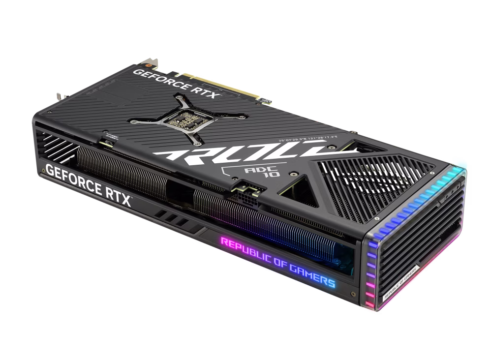 Asus ROG Strix GeForce RTX 4070 Ti SUPER OC Edition Graphics Card, 16GB GDDR6X 256-Bit Memory, 8448 CUDA Cores, 21 Gbps Memory Speed, 2670 MHz Boost Clock, PCI Express 4.0 | 90YV0KG0-M0NA00 thumbnail 10