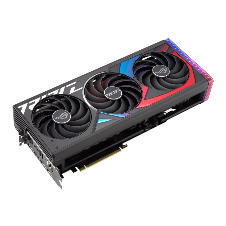 Asus ROG Strix GeForce RTX 4070 Ti SUPER OC Edition Graphics Card, 16GB GDDR6X 256-Bit Memory, 8448 CUDA Cores, 21 Gbps Memory Speed, 2670 MHz Boost Clock, PCI Express 4.0 | 90YV0KG0-M0NA00 thumbnail 5