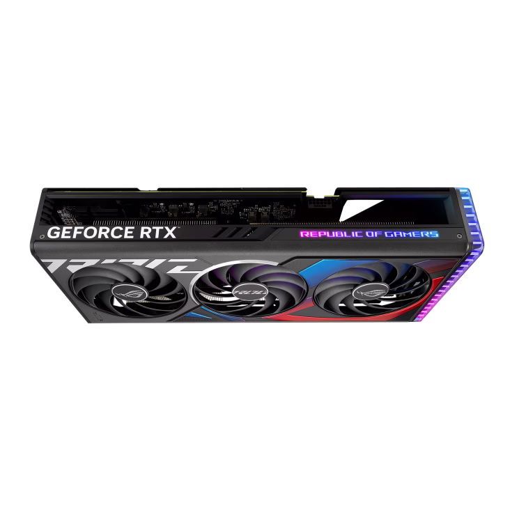 Asus ROG Strix GeForce RTX 4070 Ti SUPER OC Edition Graphics Card, 16GB GDDR6X 256-Bit Memory, 8448 CUDA Cores, 21 Gbps Memory Speed, 2670 MHz Boost Clock, PCI Express 4.0 | 90YV0KG0-M0NA00 thumbnail 8