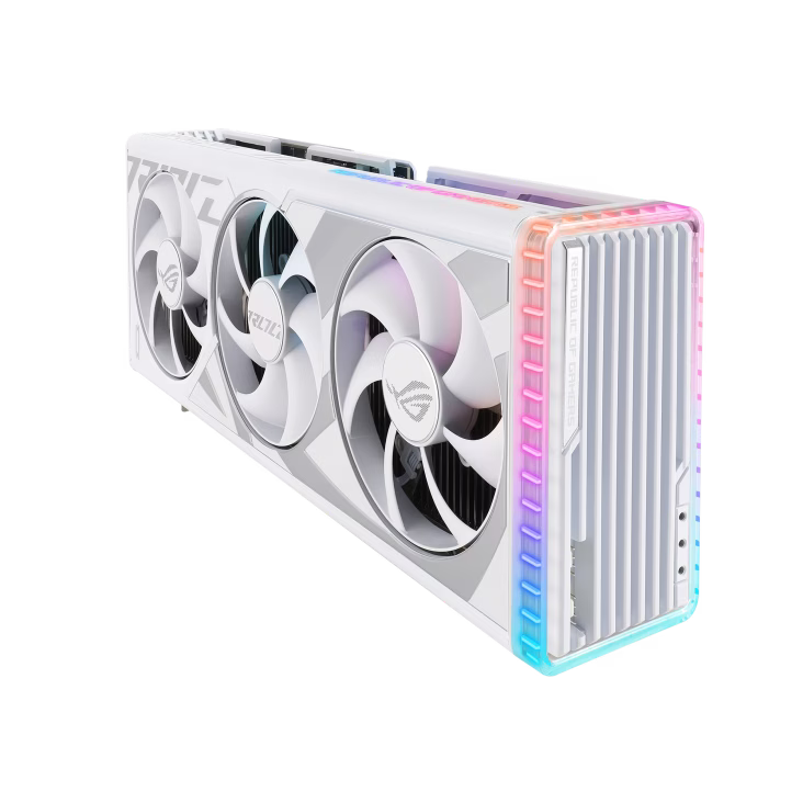 ASUS ROG Strix GeForce RTX 4080 SUPER 16GB GDDR6X White OC Edition Graphic card, White | 90YV0KB2-M0NA00 image