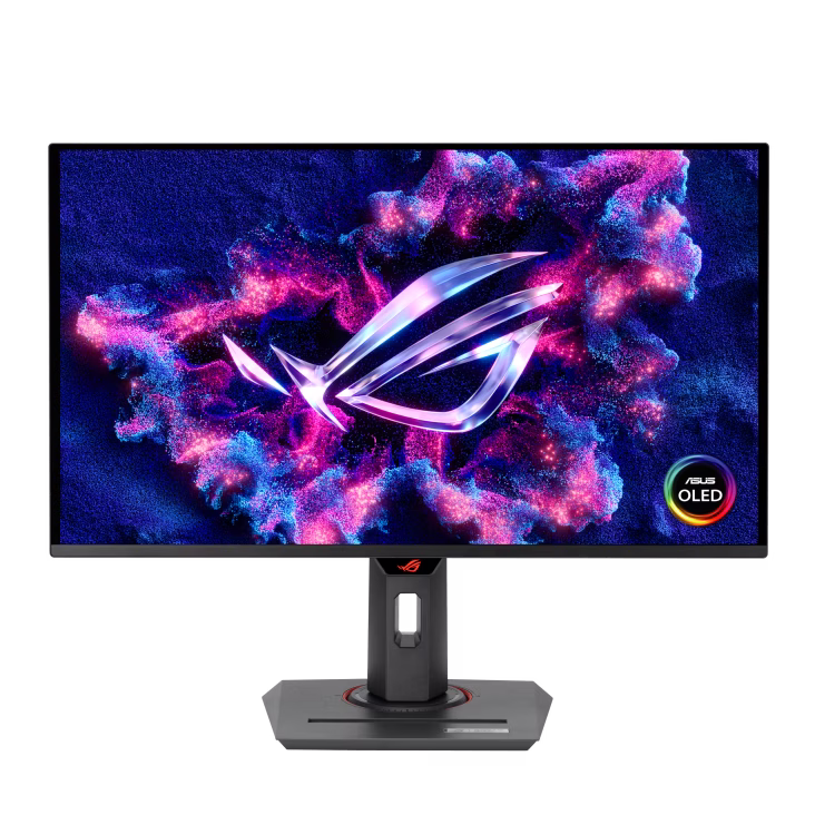 ASUS ROG Strix OLED XG27ACDNG Gaming Monitor, 27-inch (26.5-inch viewable) 1440p QD-OLED panel, 360 Hz, 0.03 ms, custom heatsink, OLED Anti-flicker, ASUS OLED Care+, uniform brightness, G-SYNC?? compatible, 99% DCI-P3, and DisplayWidget Center, Black | 90LM0AN0-B01970 image