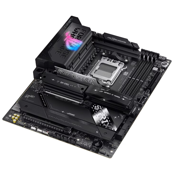 ASUS ROG STRIX X870E-E GAMING WIFI AM5 DDR5 ATX Motherboard, 4x DIMM slots, max. 192GB Upto 8400+ MT/s, 5x M.2 slots 4x SATA, PCIe 5.0, Wi-Fi 7, 2.5Gb Ethernet, AI Solution | 90MB1IB0-M0EAY0 thumbnail 10