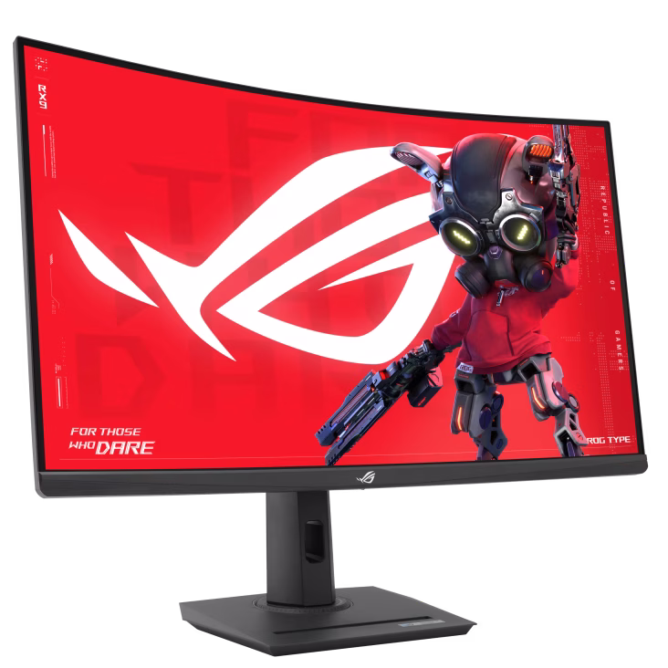 ASUS ROG Strix XG32WCMS USB Type-C Curved Gaming Monitor, 32-inch (31.5 viewable) 2560x1440, Curved, 280Hz (Above 144Hz), 1ms (GTG), Fast VA, Extreme Low Motion Blur Sync, USB Type-C, DisplayWidget Center, tripod socket, HDR | 90LM09X0-B01970 thumbnail 3