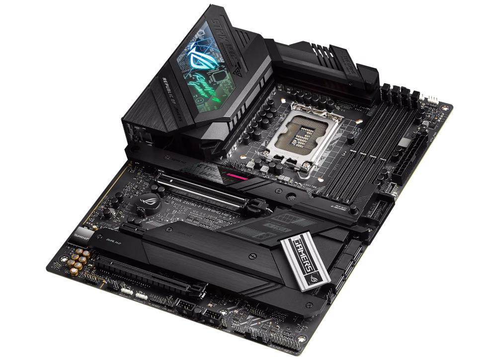 ASUS ROG STRIX Z690-F GAMING WIFI Intel Z690 LGA 1700 ATX DDR5 Motherboard, PCIe 5.0, 16+1 power stages, DDR5 memory support, Two-Way AI Noise Cancelation, AI Overclocking, WiFi 6E | 90MB18M0-M0EAY0 thumbnail 5