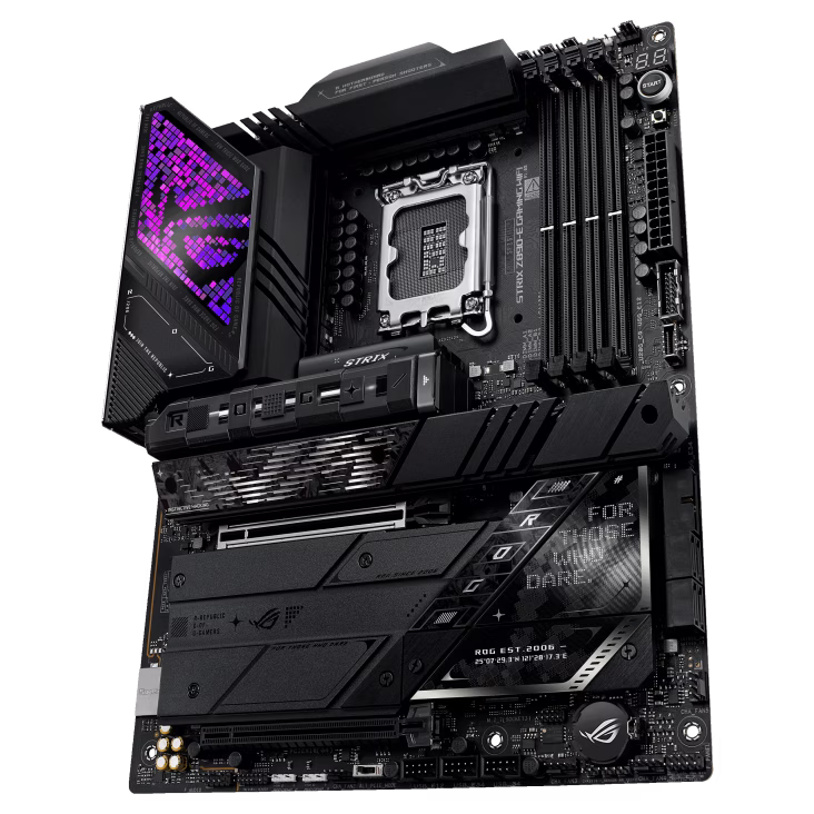 ASUS ROG STRIX Z890-E GAMING WIFI LGA1851 ATX Motherboard, Z890 Chipset,  4x DIMM slots, max. 192GB, DDR5,  7x M.2 slots and 4x SATA 6Gb/s, PCIe 5.0, Wi-Fi 7 & BT | 90MB1IM0-M0EAY0 thumbnail 5