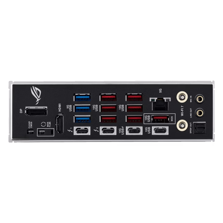 ASUS ROG STRIX Z890-E GAMING WIFI LGA1851 ATX Motherboard, Z890 Chipset,  4x DIMM slots, max. 192GB, DDR5,  7x M.2 slots and 4x SATA 6Gb/s, PCIe 5.0, Wi-Fi 7 & BT | 90MB1IM0-M0EAY0 thumbnail 9