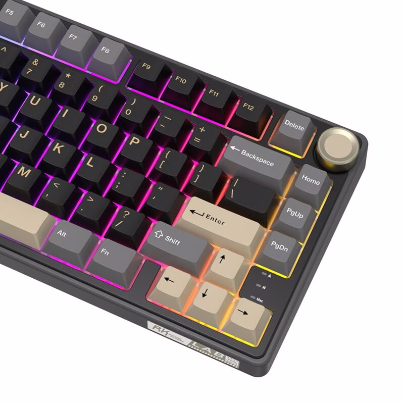 ROYAL Kludge R75 75% Single Mode, Wired Gaming Keyboard, Phantom | RKR75-PT-KY thumbnail 3