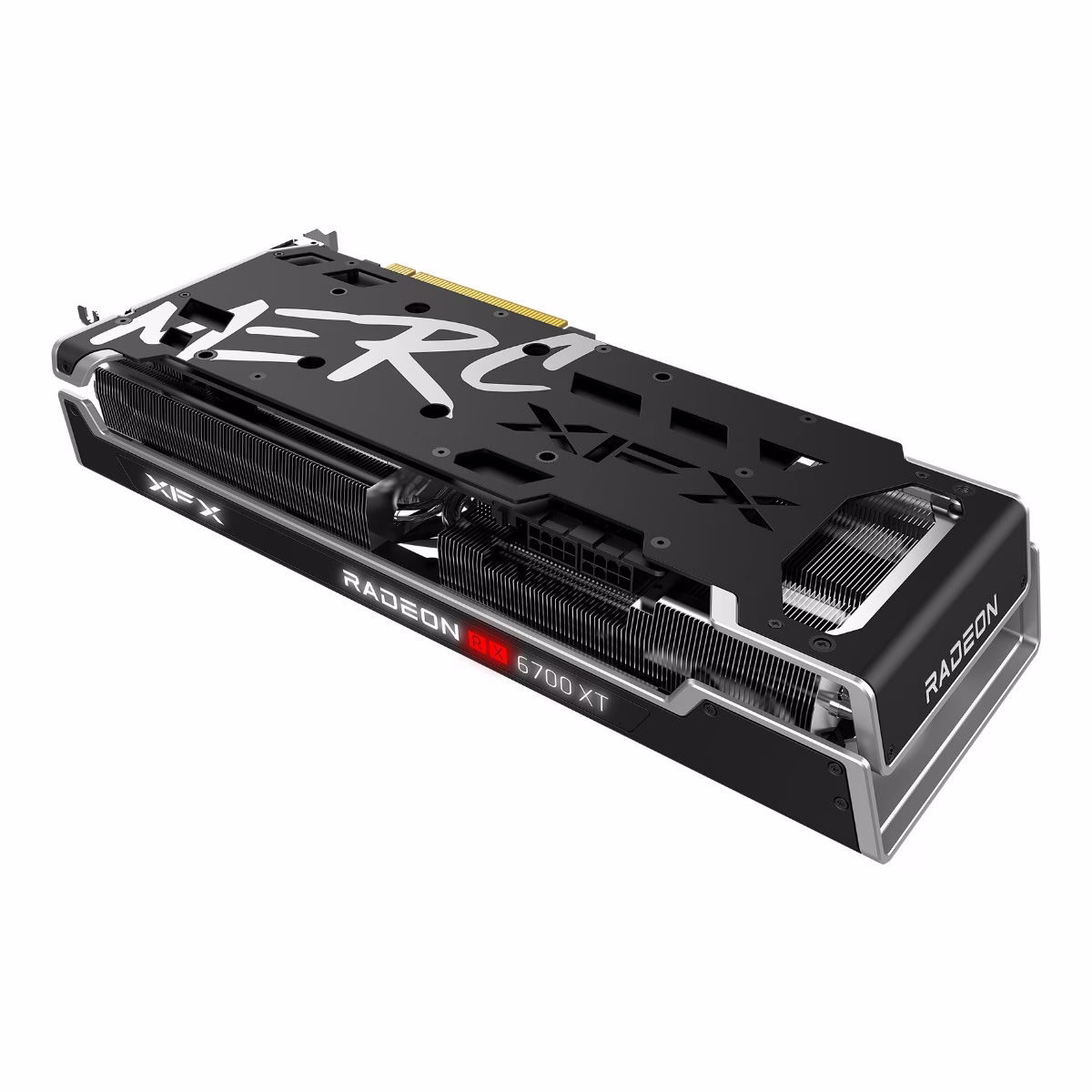 XFX Speedster Merc319 Radeon RX 6750XT Black Gaming Graphics Card, 12GB GDDR6 192 Bit Memory, 2560 Stream Processor, 2324MHz, PCI-E 4.0, AMD RDNA 2, HDMI, DP | RX-675XYTBDP thumbnail 6