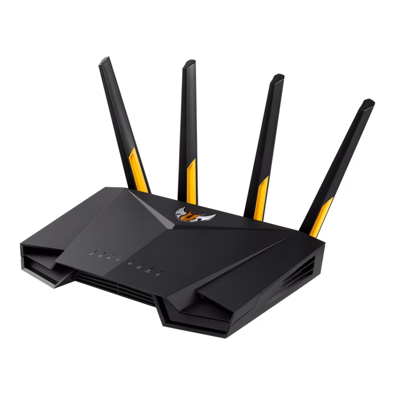 ASUS TUF Gaming AX3000 V2 Dual Band WiFi 6 Gaming Router with Mobile Game Mode, 2.4GHz / 5GHz Bands, 3000 Mbps Speed, 2.5Gbps Port, Wi-Fi 6, AiProtection Pro Network Security, Black | 90IG0790-MU9B00 thumbnail 2