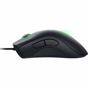 Razer DeathAdder Essential Wired Gaming Mouse with 6,400 DPI Optical Sensor, 5 Prog Buttons, Mechanical Switches, Ergonomic Form Factor, Standard Stock Feet, 10M Clicks, Black | RZ01-03850100-R3M1 thumbnail 2