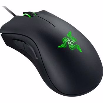 Razer DeathAdder Essential Wired Gaming Mouse with 6,400 DPI Optical Sensor, 5 Prog Buttons, Mechanical Switches, Ergonomic Form Factor, Standard Stock Feet, 10M Clicks, Black | RZ01-03850100-R3M1 – Buy Online
