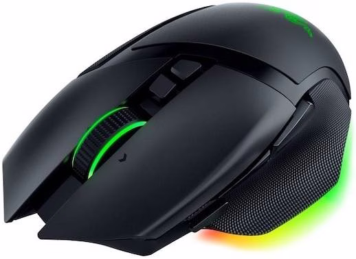 Razer Basilisk V3 Pro USB Wireless Optical Gaming Mouse, 30K DPI Optical Sensor, Chroma RGB Lighting, HyperScroll Tilt Wheel, 750 IPS Speed, 11 Programmable Buttons, Black | RZ01-04620100-R3G1 image