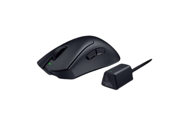 Razer DeathAdder V3 Pro 8000 Hz Ultra-lightweight Wireless Ergonomic Esports Mouse, 30000 (DPI), 750 (Max IPS), 90-million Clicks, smooth-Touch, Black | RZ01-04630300-R3WL thumbnail 3