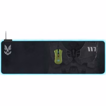 Razer Goliathus Chroma RGB Extended Gaming Mouse Mat - Halo Infinite Edition, Non Slip Rubber Base, Customizable RGB Lighting, Cloth Material, Black | RZ02-02500600-R3M1 thumbnail 4