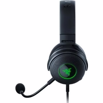 Razer Kraken V3 Wired USB Gaming Headset, With Razer Chroma RGB, TriForce Titanium 50mm Drivers, THX Spatial Audio, 20 Hz - 20 kHz Frequency Response, USB-A, Black | RZ04-03770200-R3M1 thumbnail 4