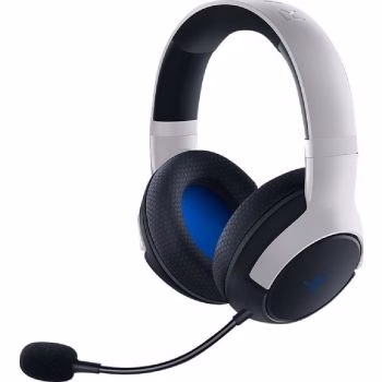 Razer Kaira Dual Wireless Playstation 5 Headset, 50mm Driver Diameter, HyperClear Cardioid Mic, Smartswitch, 108 dB Sensitivity, Oval Ear Cushions, White/Black | RZ04-03980100-R3M1 image