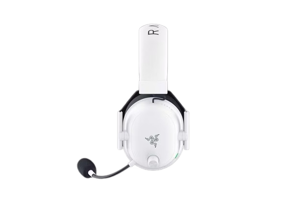 Razer BlackShark V2 HyperSpeed - White Wireless Ultra-Lightweight Esports Headset, 12 Hz ??? 28 kHz, Up to 70 hours, Unidirectional, Oval Ear Cushions, 280g Lightweight Design, Super Wideband Mic, TriForce Titanium 50 mm Drivers | RZ04-04960200-R3M1 thumbnail 2