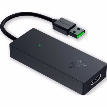 Razer Ripsaw X USB Capture Card, With Camera Connection, For Full 4K Streaming, 4K 30FPS Capture, HDMI 2.0 & USB 3.0 Connectivity, OBS & Streamlabs Compatible, Plug and Play | RZ20-04140100-R3M1 thumbnail 2