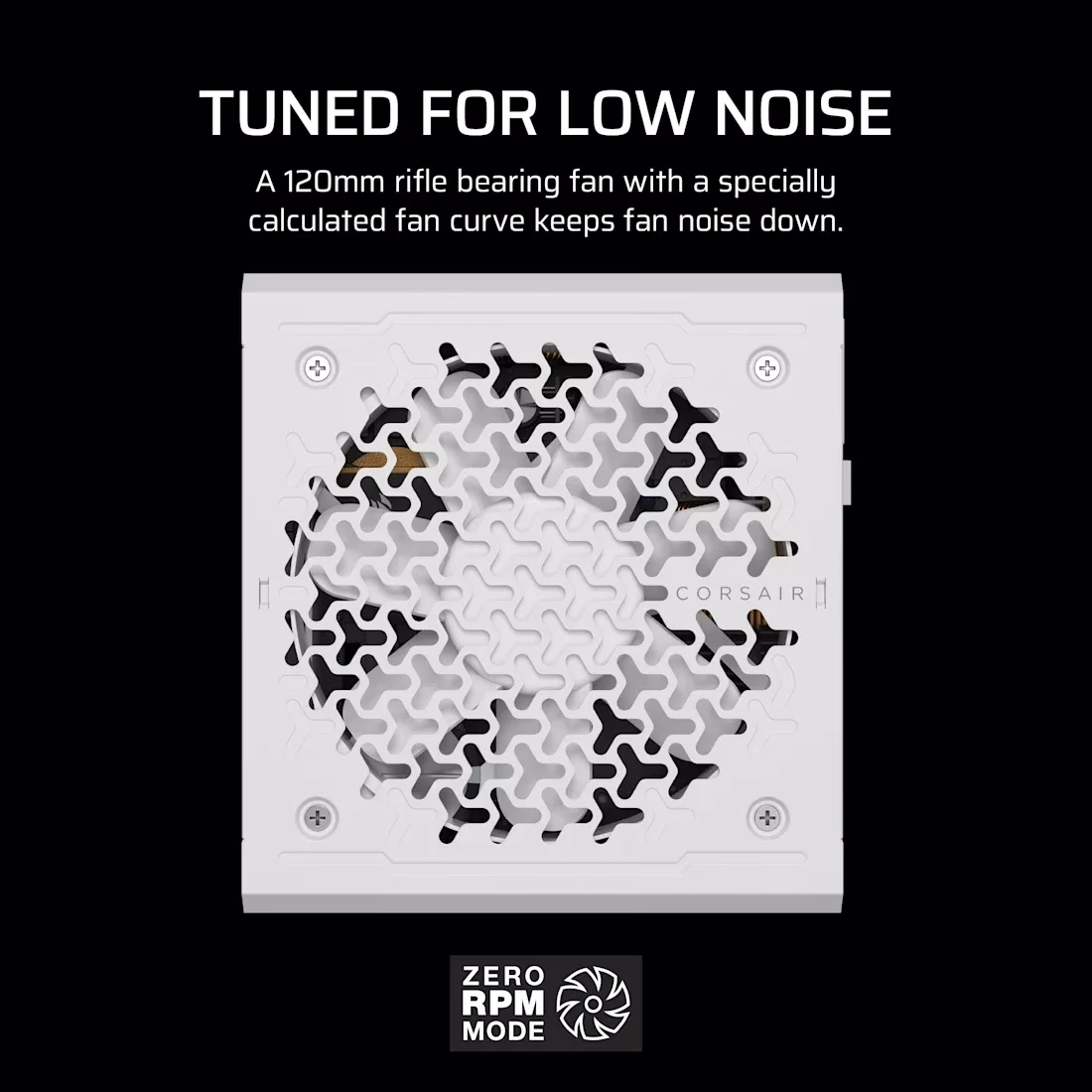 Corsair RM850e - Fully Modular Low-Noise ATX Power Supply - White | CP-9020293-UK thumbnail 6