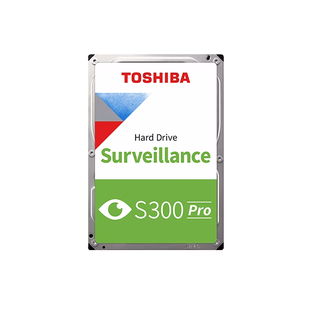 Toshiba S300 Surveillance 2TB Hard Drive, 3.5" SATA, 5400 rpm/ 5700rpm, Up to 256 MB buffer, 24/7 operation, Dynamic Cache Technology, 3-year warranty | HDWT840UZSVA thumbnail 2