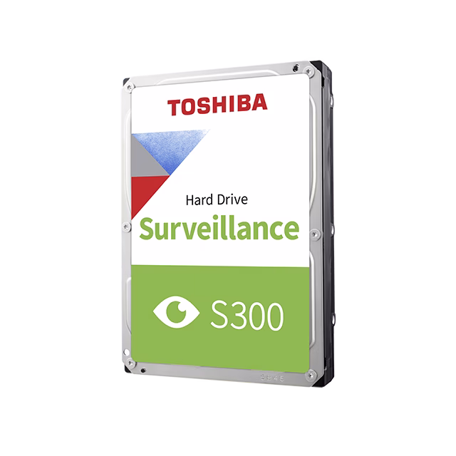Toshiba S300 Surveillance 2TB Hard Drive, 3.5" SATA, 5400 rpm/ 5700rpm, Up to 256 MB buffer, 24/7 operation, Dynamic Cache Technology, 3-year warranty | HDWT840UZSVA thumbnail 3