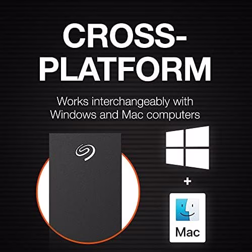 Seagate One Touch 10TB Desktop External Hard Drive, With Built-In Hub, USB-C and USB 3.0 Port, Seagate Toolkit Backup Software Included, Compatible with Windows and Mac, Black | STLC10000400 thumbnail 5